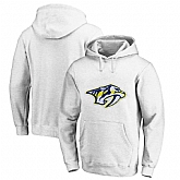 Men's Customized Nashville Predators White All Stitched Pullover Hoodie,baseball caps,new era cap wholesale,wholesale hats